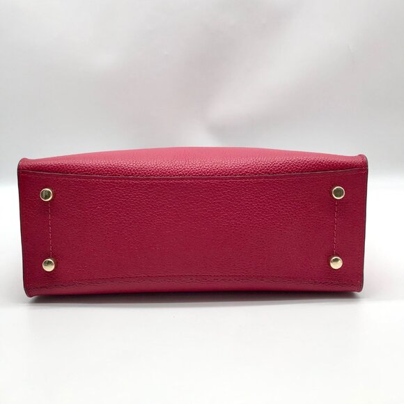 Coach Pebbled Leather Charlie 28 Carryall Satchel In Colorblock 69446 - Picture 5 of 12